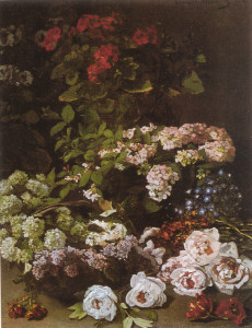Fleurs de printemps, Claude Monet